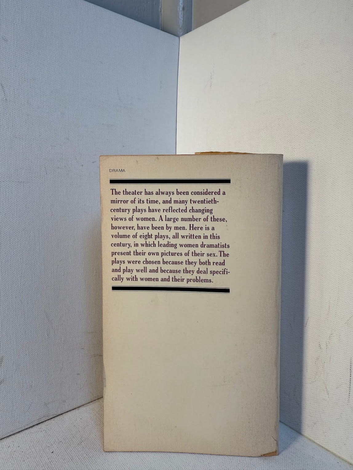 Plays By and About Women edited by Victoria Sullivan and James Hatch