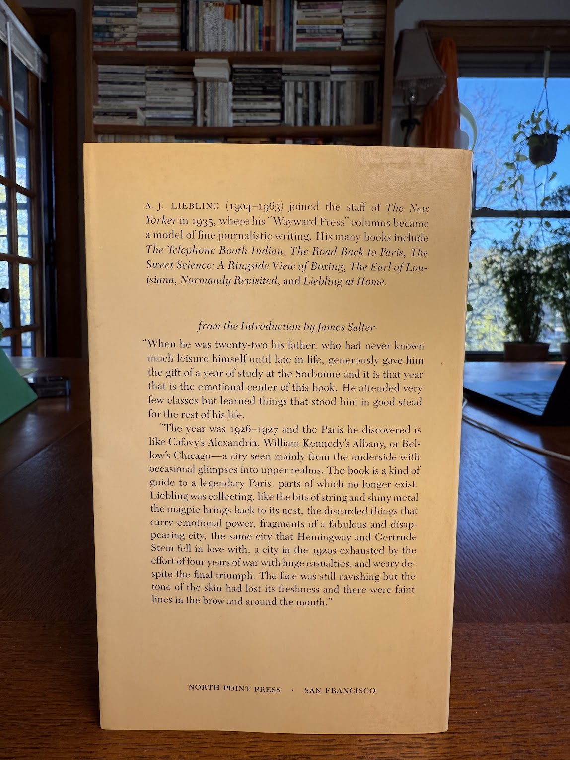 Between Meals by A.J. Liebling