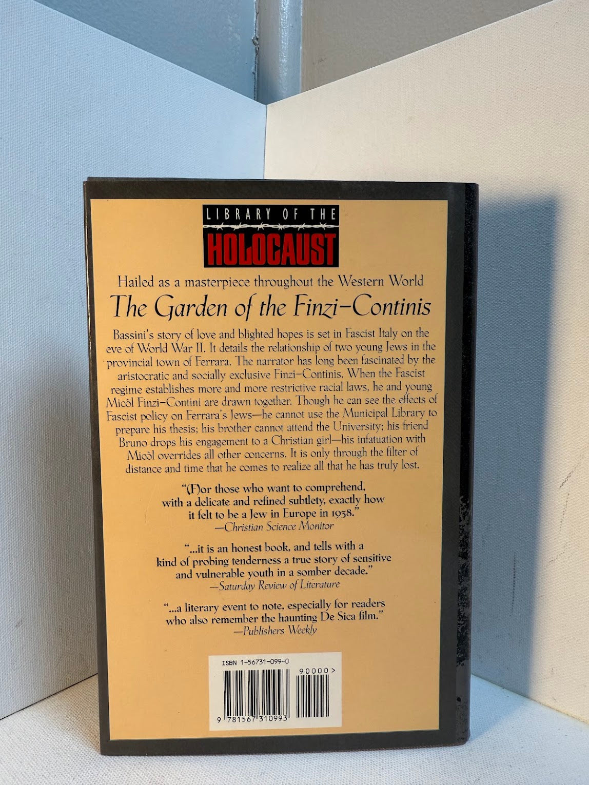 The Garden of the Finzi-Continis by Giorgio Bassani