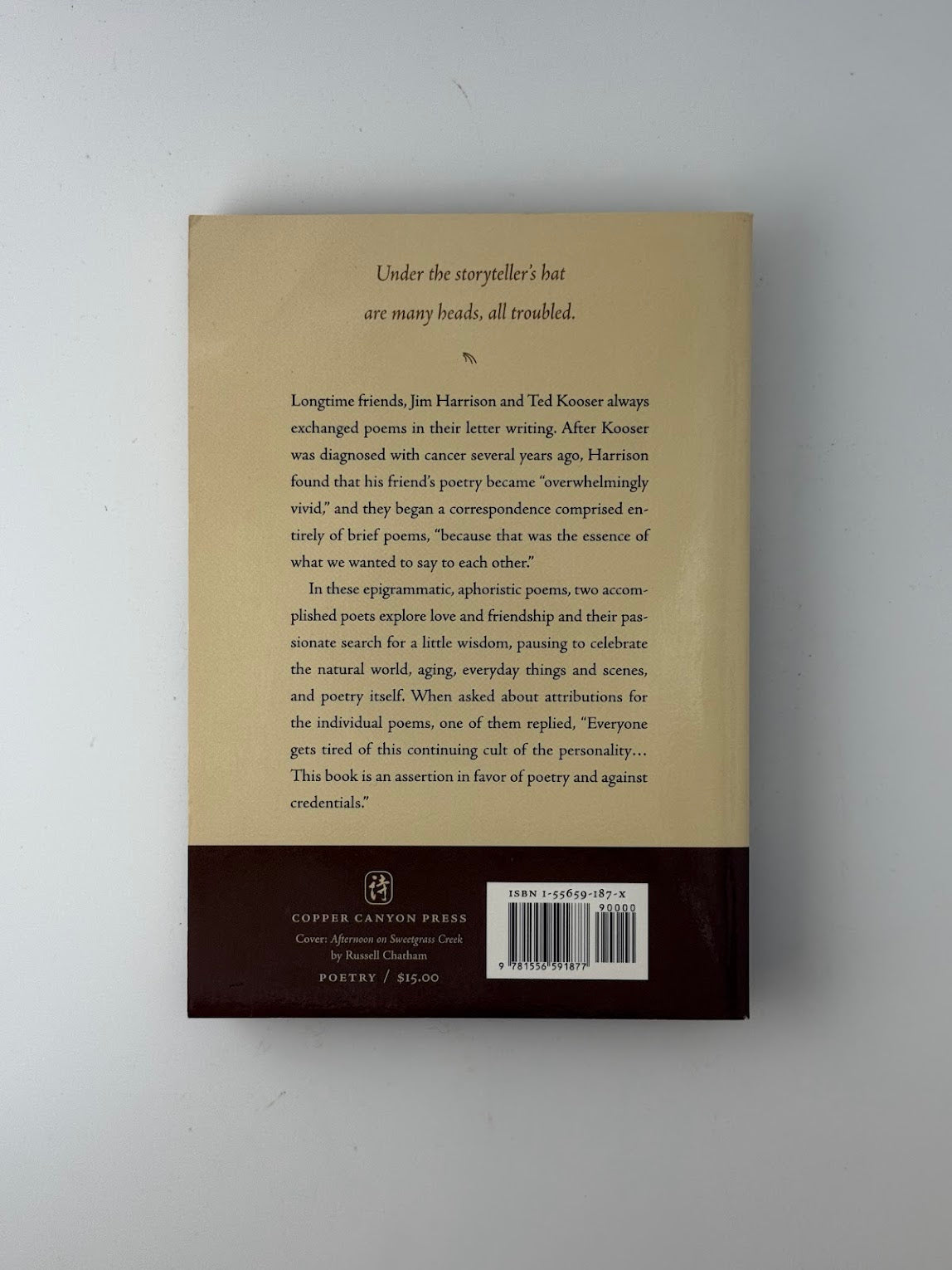 Braided Creek by Jim Harrison & Ted Kooser
