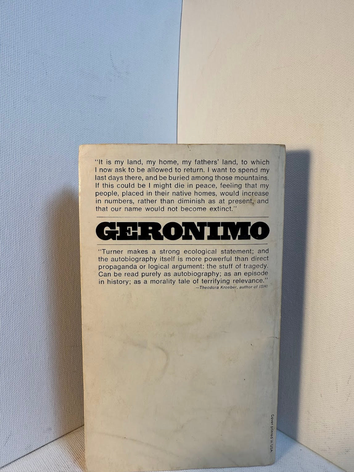 Geronimo His Own Story