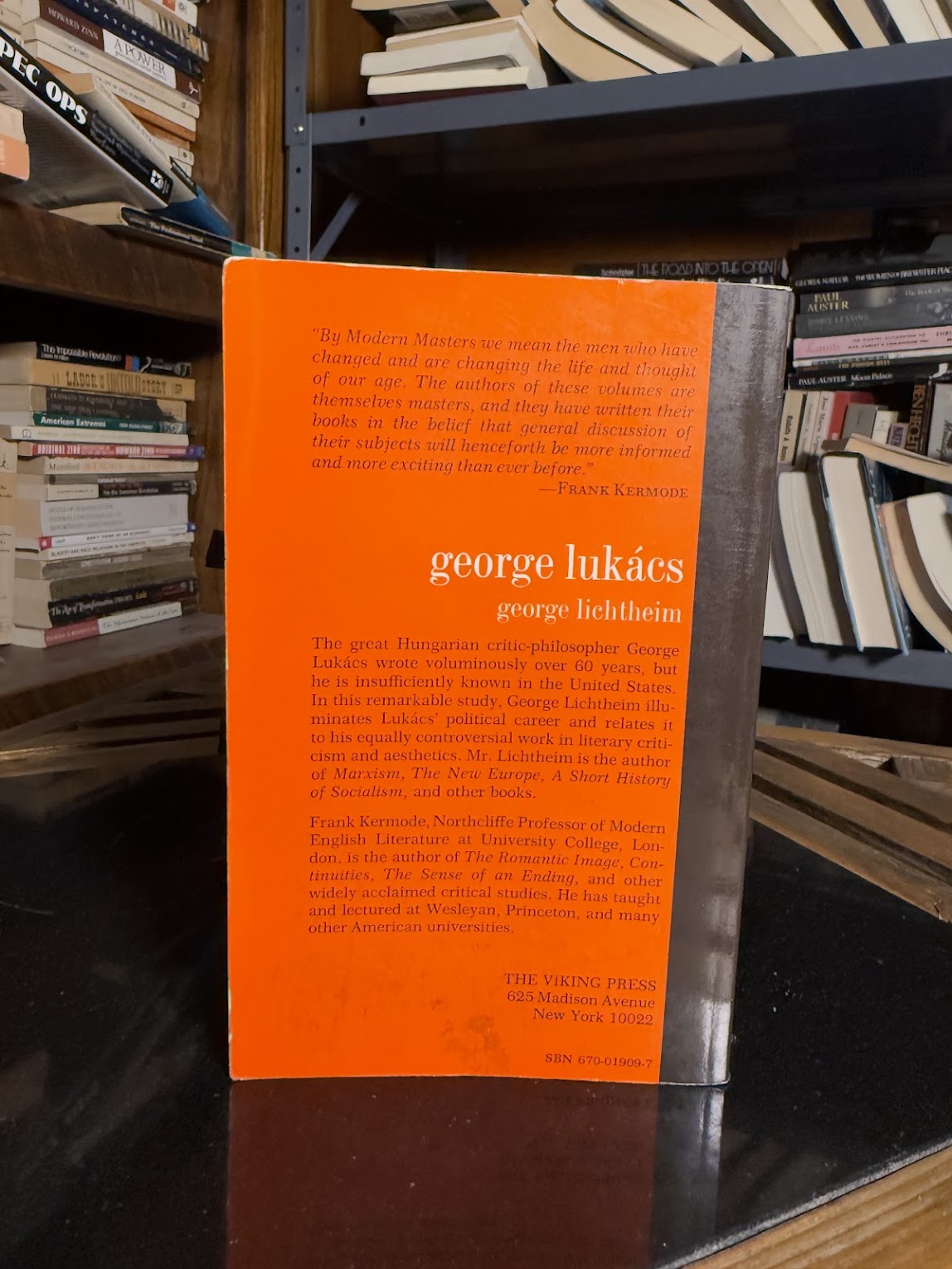 George Lukacs by George Lichtheim