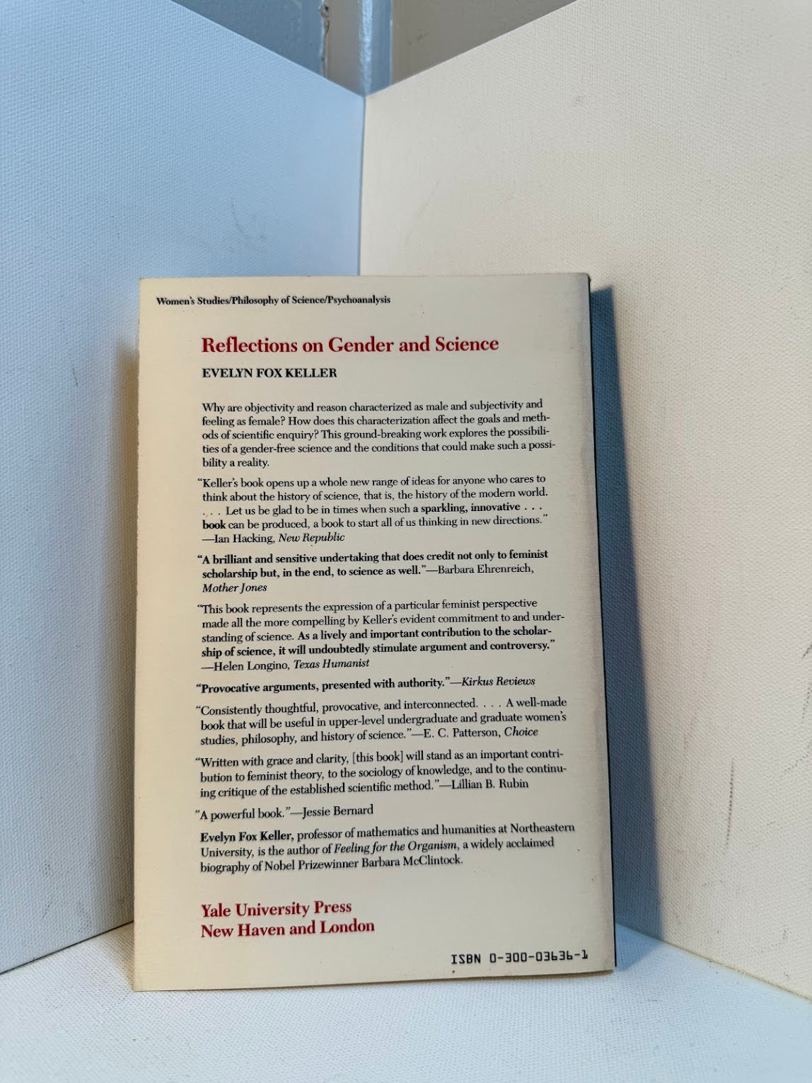 Reflections on Gender and Science by Evelyn Fox Keller