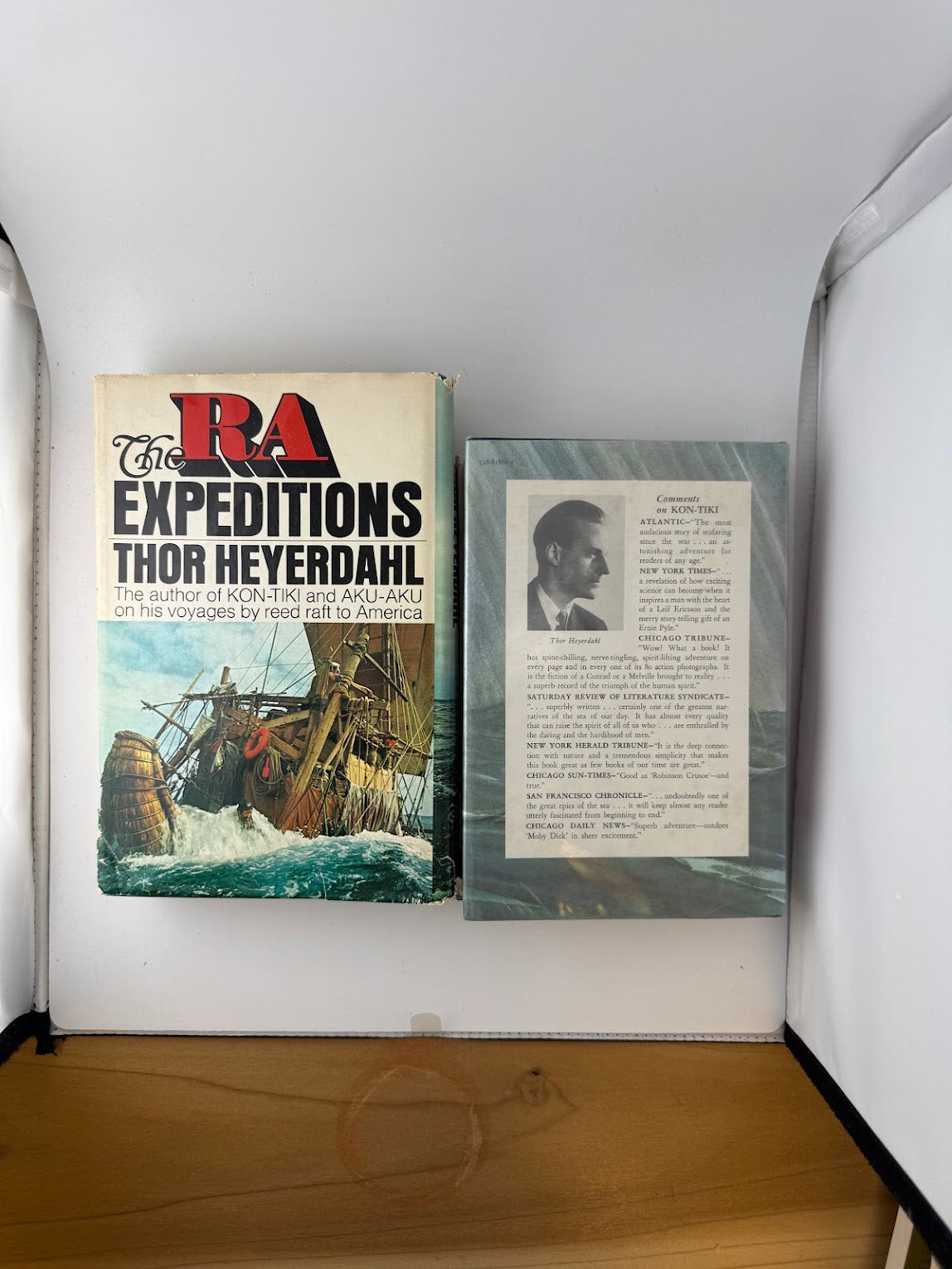 The Ra Expeditions and Kon Tiki by Thor Heyerdahl
