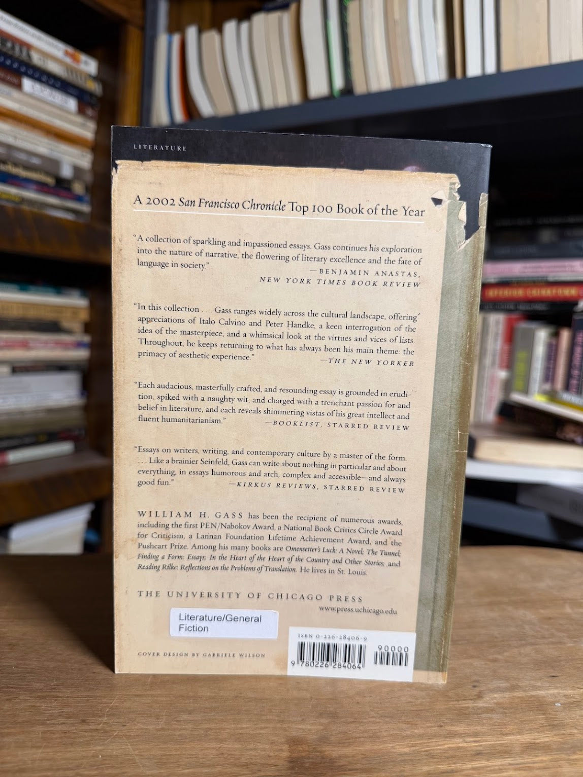 Tests of Time by William H. Gass