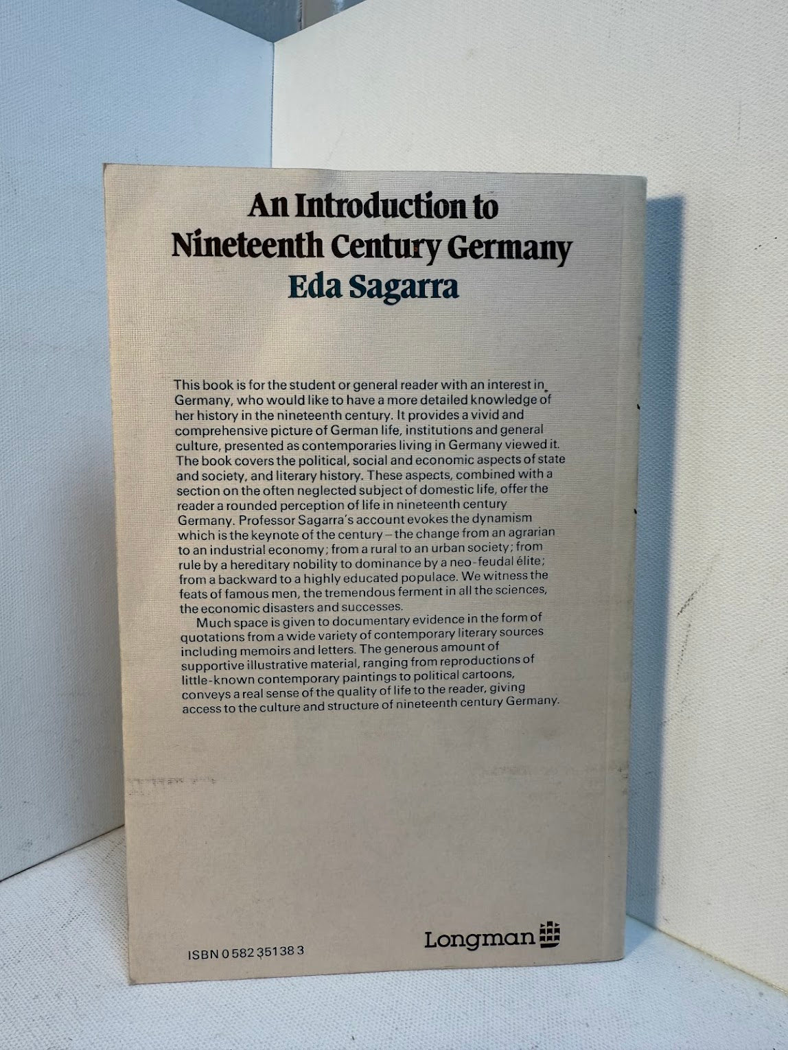 An Introduction to Nineteenth Century Germany by Eda Sagarra