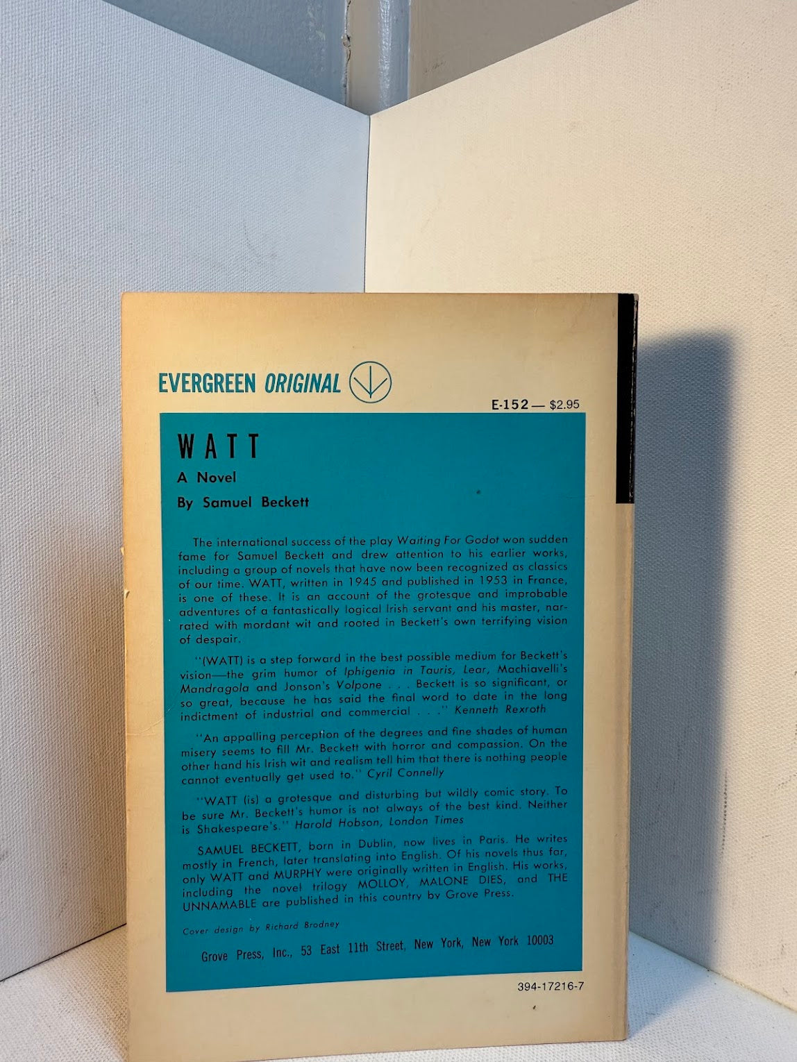 Watt by Samuel Beckett