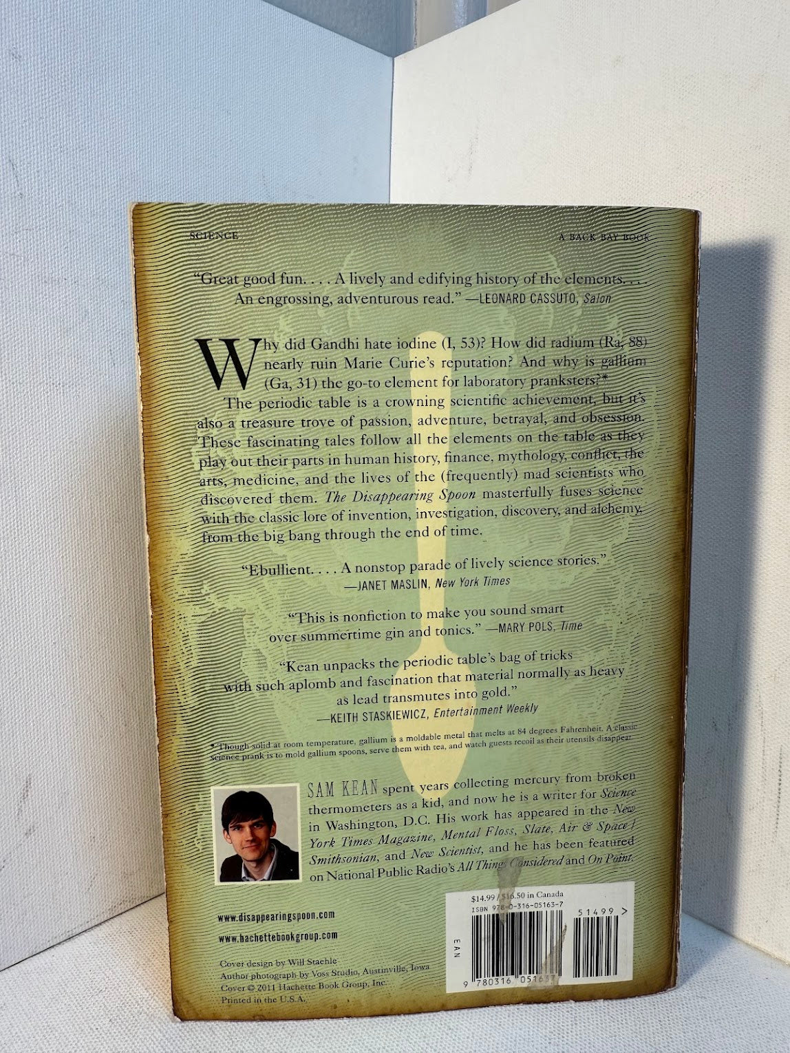 The Disappearing Spoon by Sam Kean