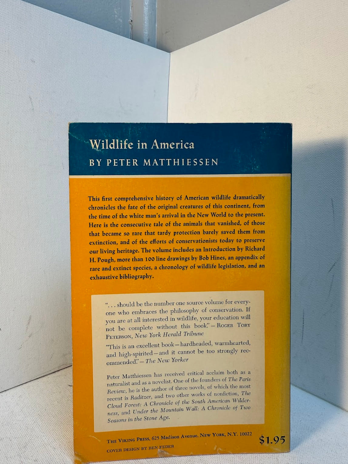 Wildlife in America by Peter Matthiessen