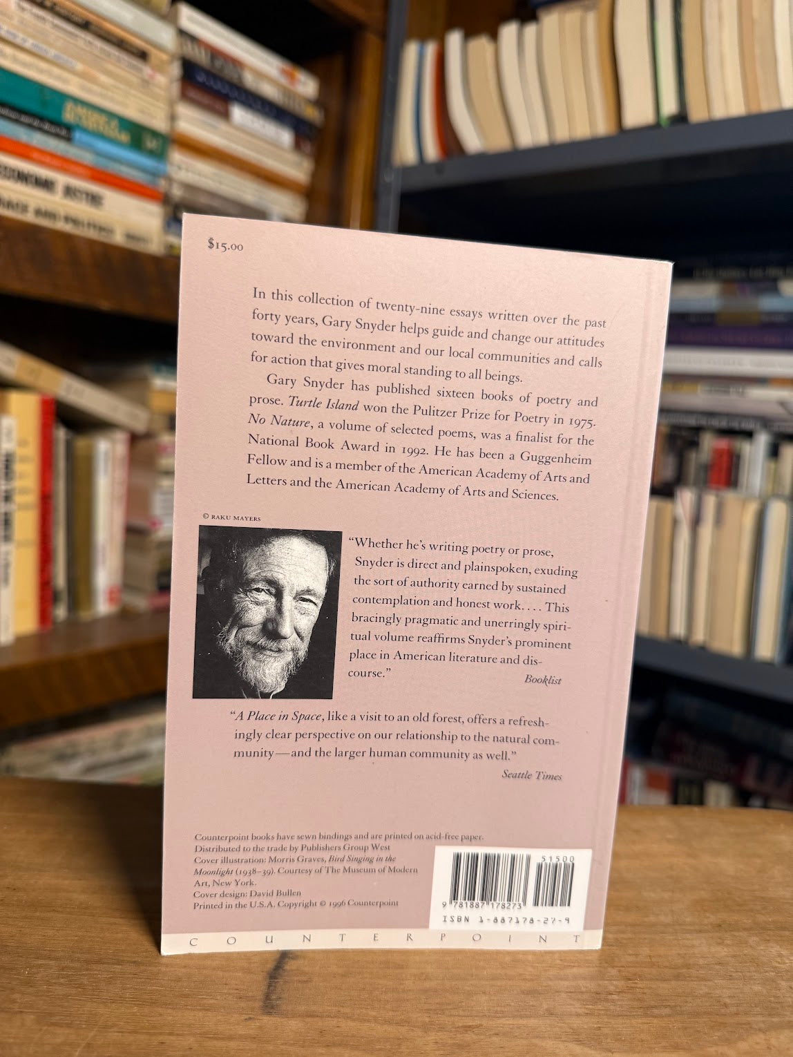 A Place in Space by Gary Snyder