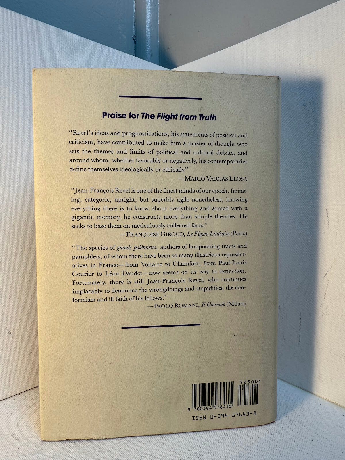 The Flight From Truth by Jean Francois Revel
