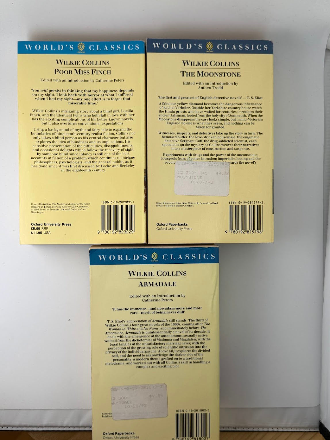 3 Oxford by Wilkie Collins