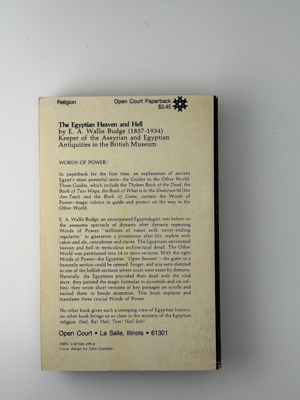 The Egyptian Heaven & Hell by E.A. Wallis Budge
