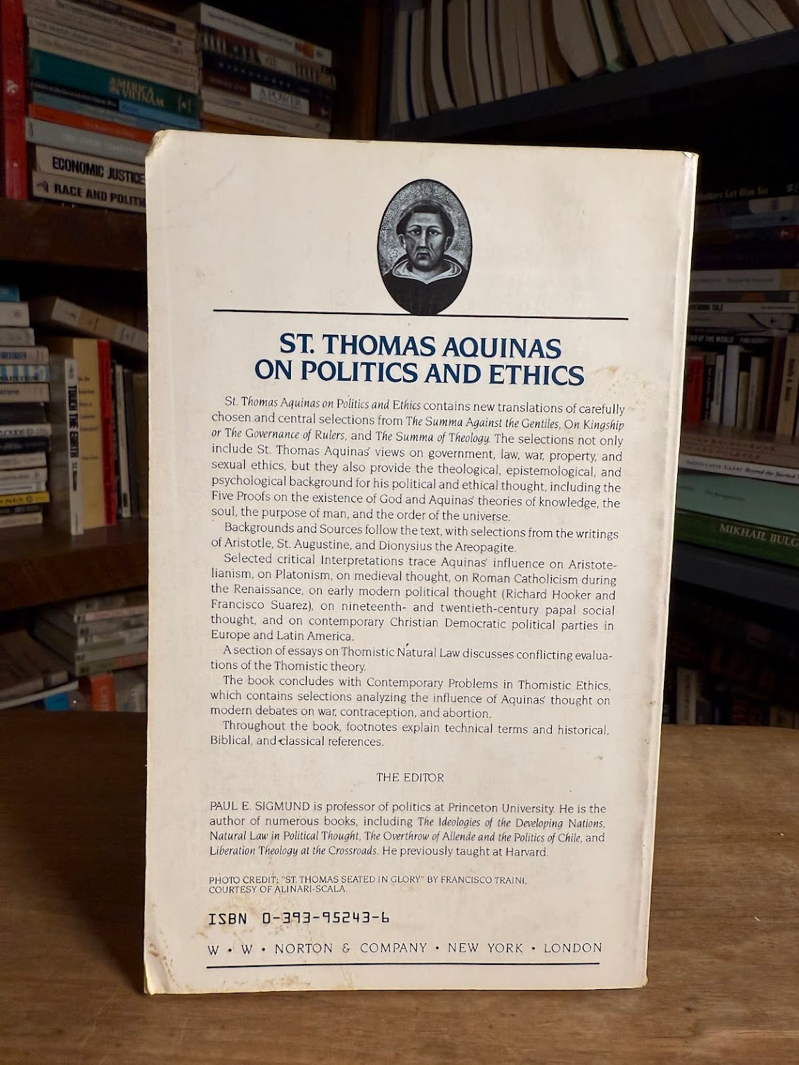 St. Thomas Aquinas on Politics and Ethics