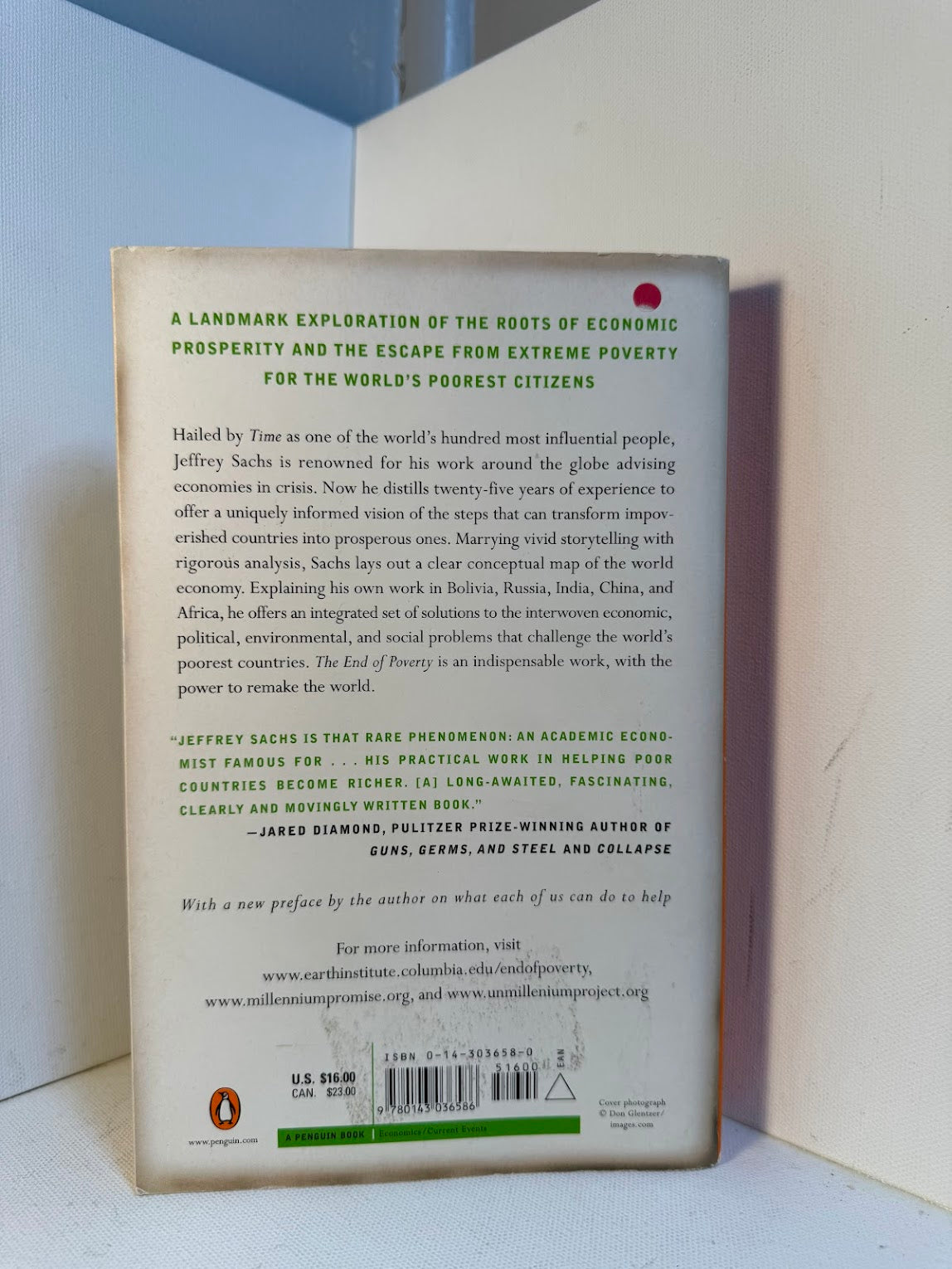 The End of Poverty by Jeffrey Sachs