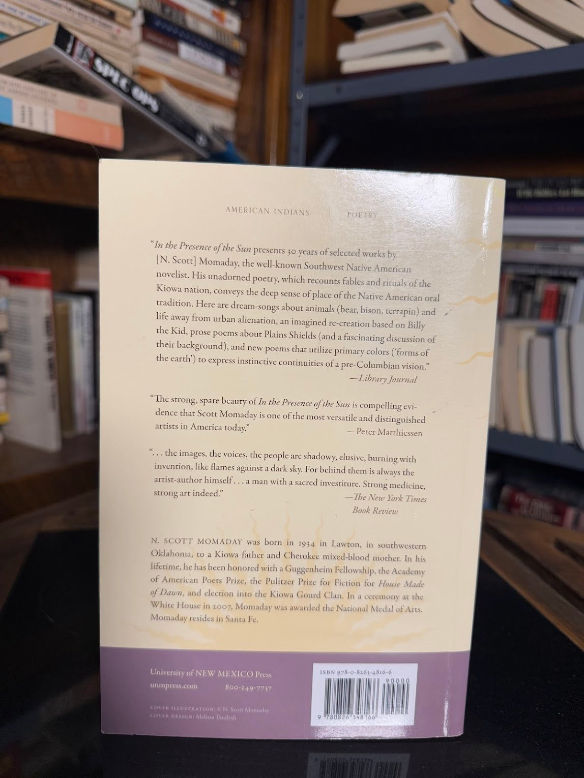 In the Presence of the Sun by N. Scott Momaday