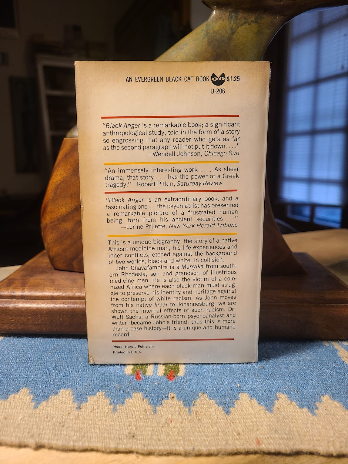 Black Anger by Wulf Sachs