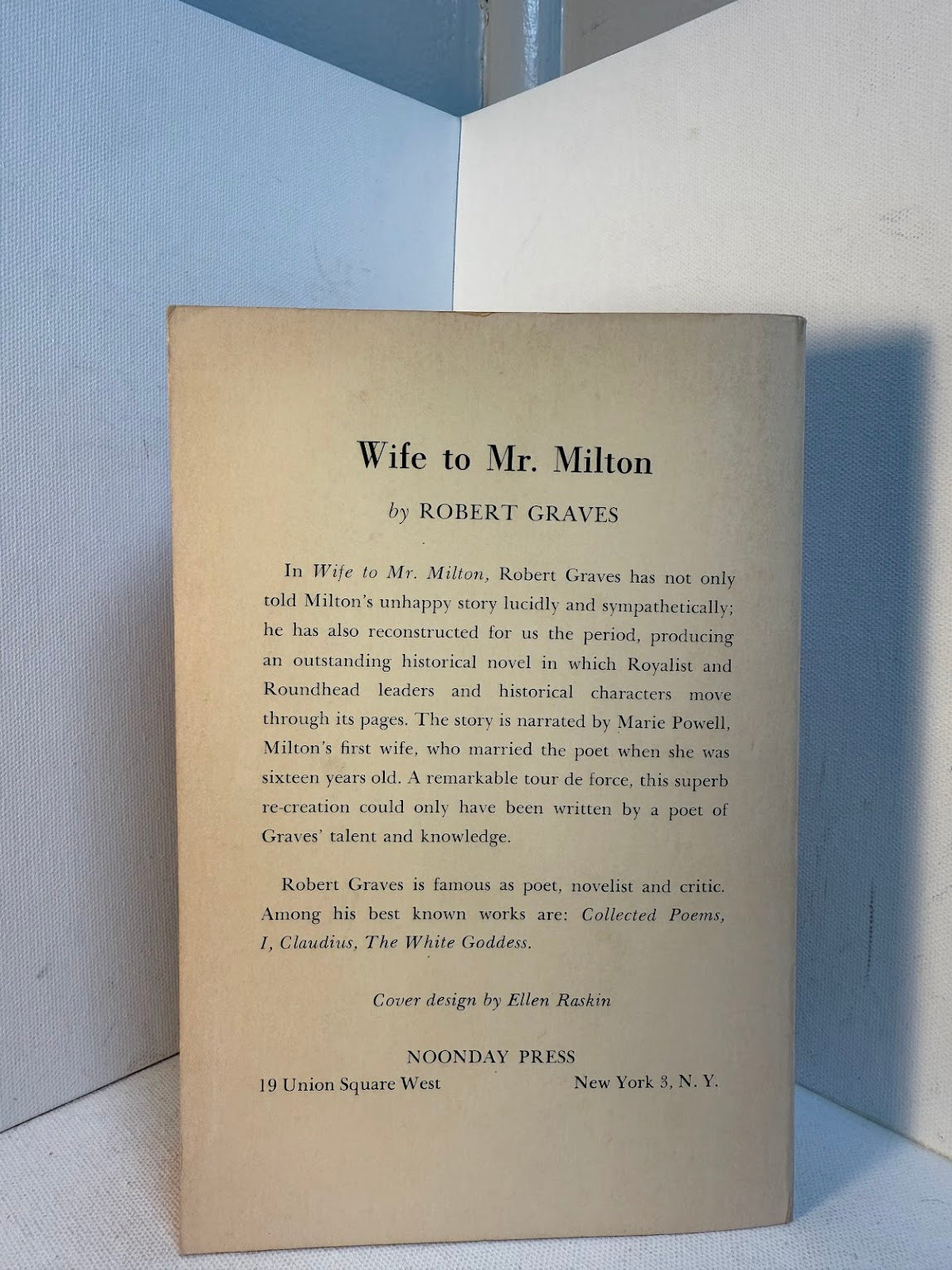 Wife to Mr. Milton by Robert Graves