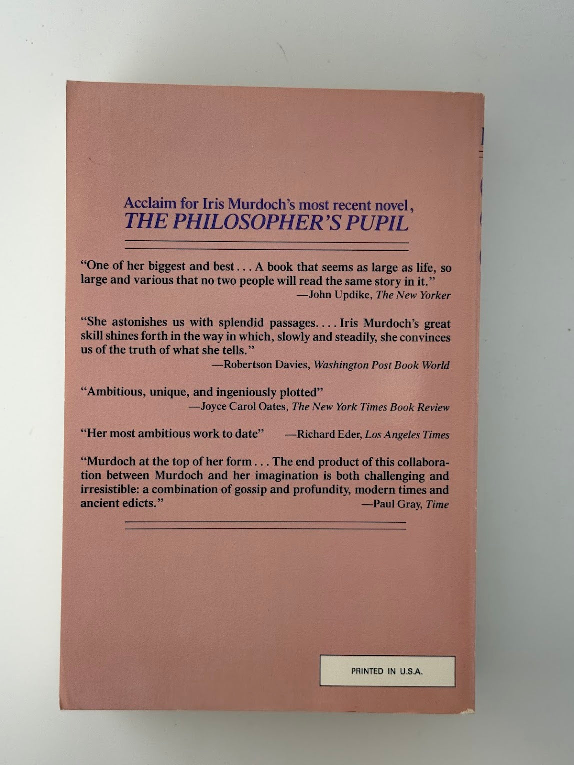 The Good Apprentice by Iris Murdoch