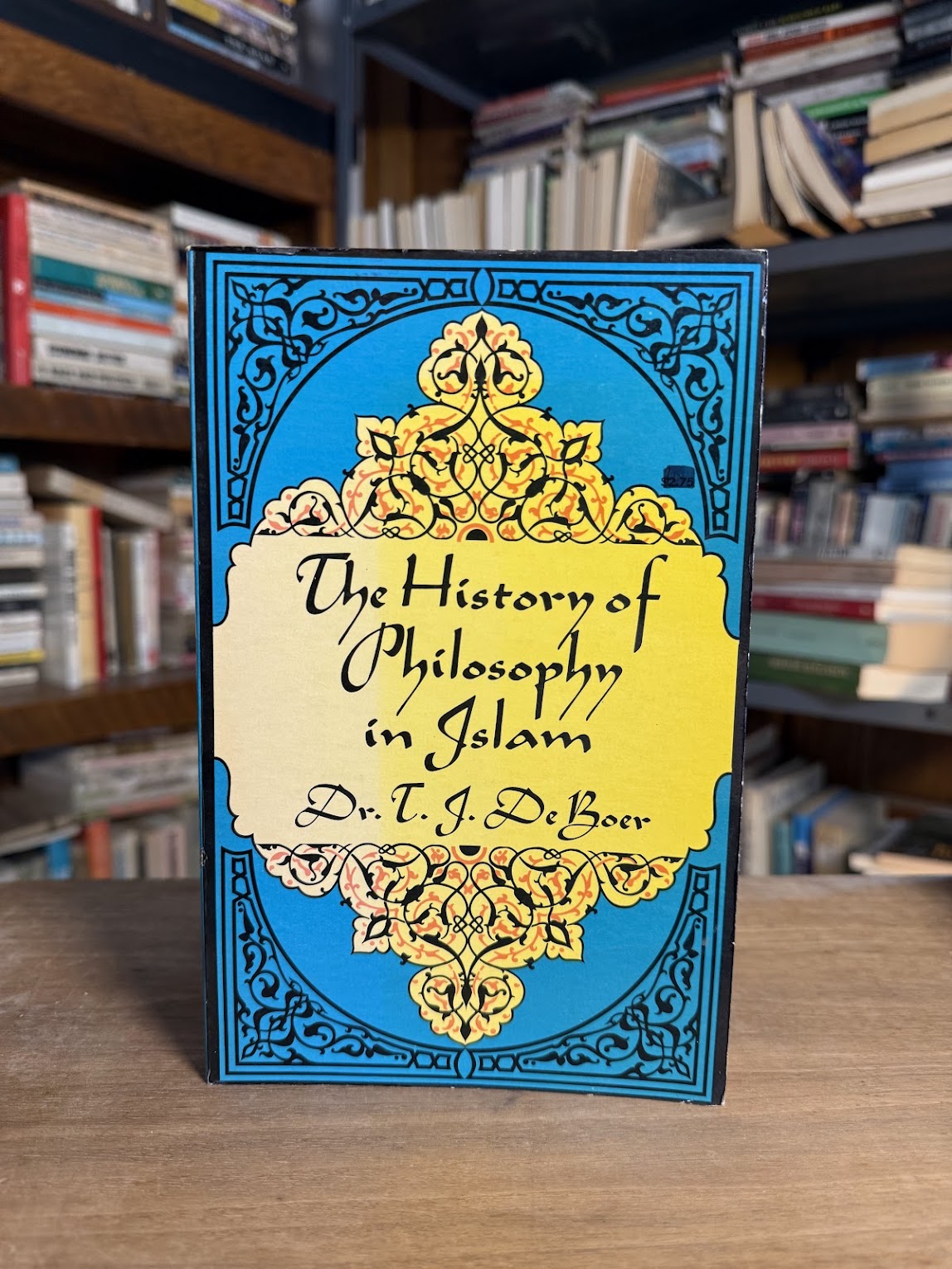 The History of Philosophy in Islam by Dr. T.J. De Boer