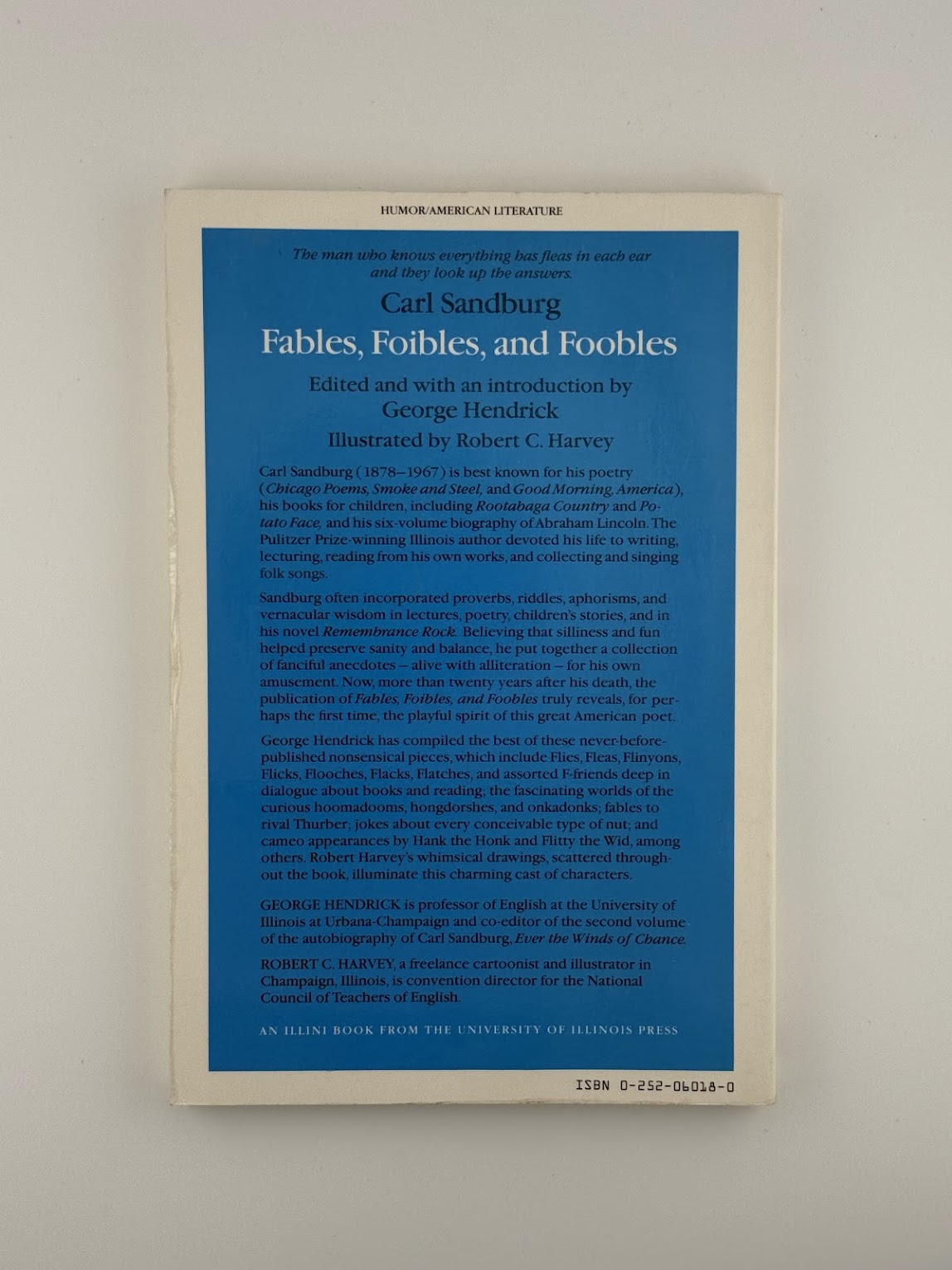 Fables, Foibles and Foobles by Carl Sandburg