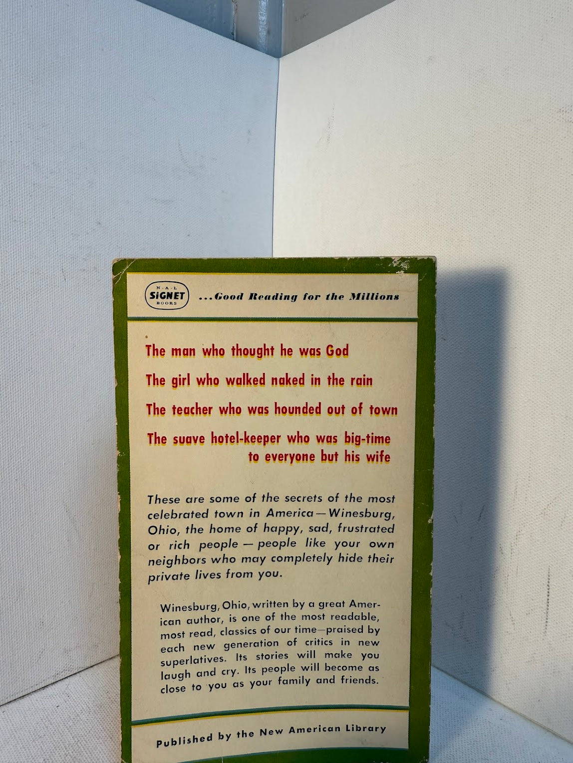 Winesburg, Ohio by Sherwood Anderson
