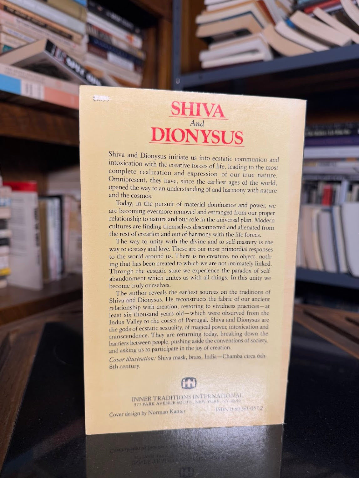 Shiva and Dionysus by Alain Danielou