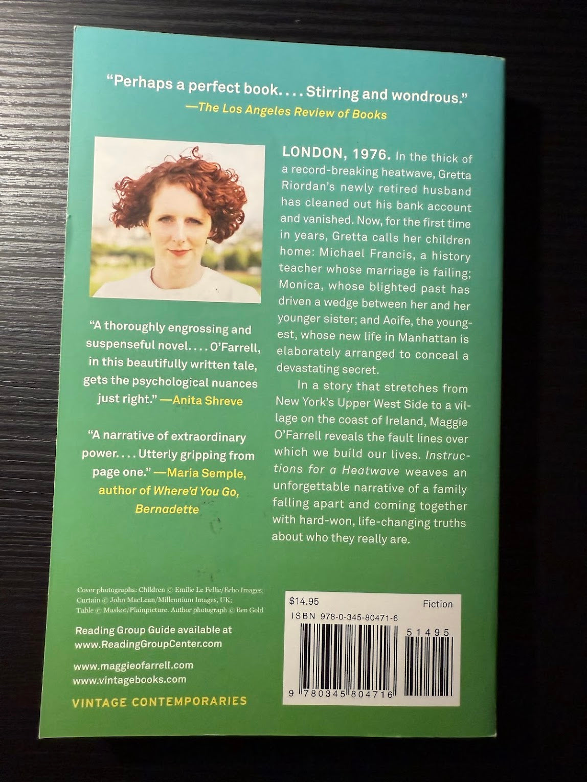 Instructions for a Heatwave by Maggie O'Farrell