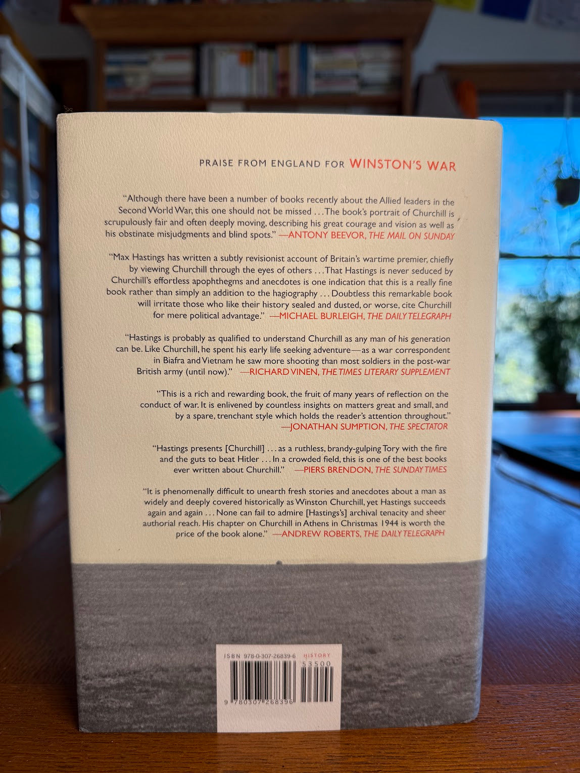 Winston's War by Max Hastings