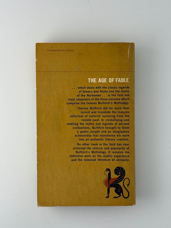 The Ager of Fable by Thomas Bulfinch