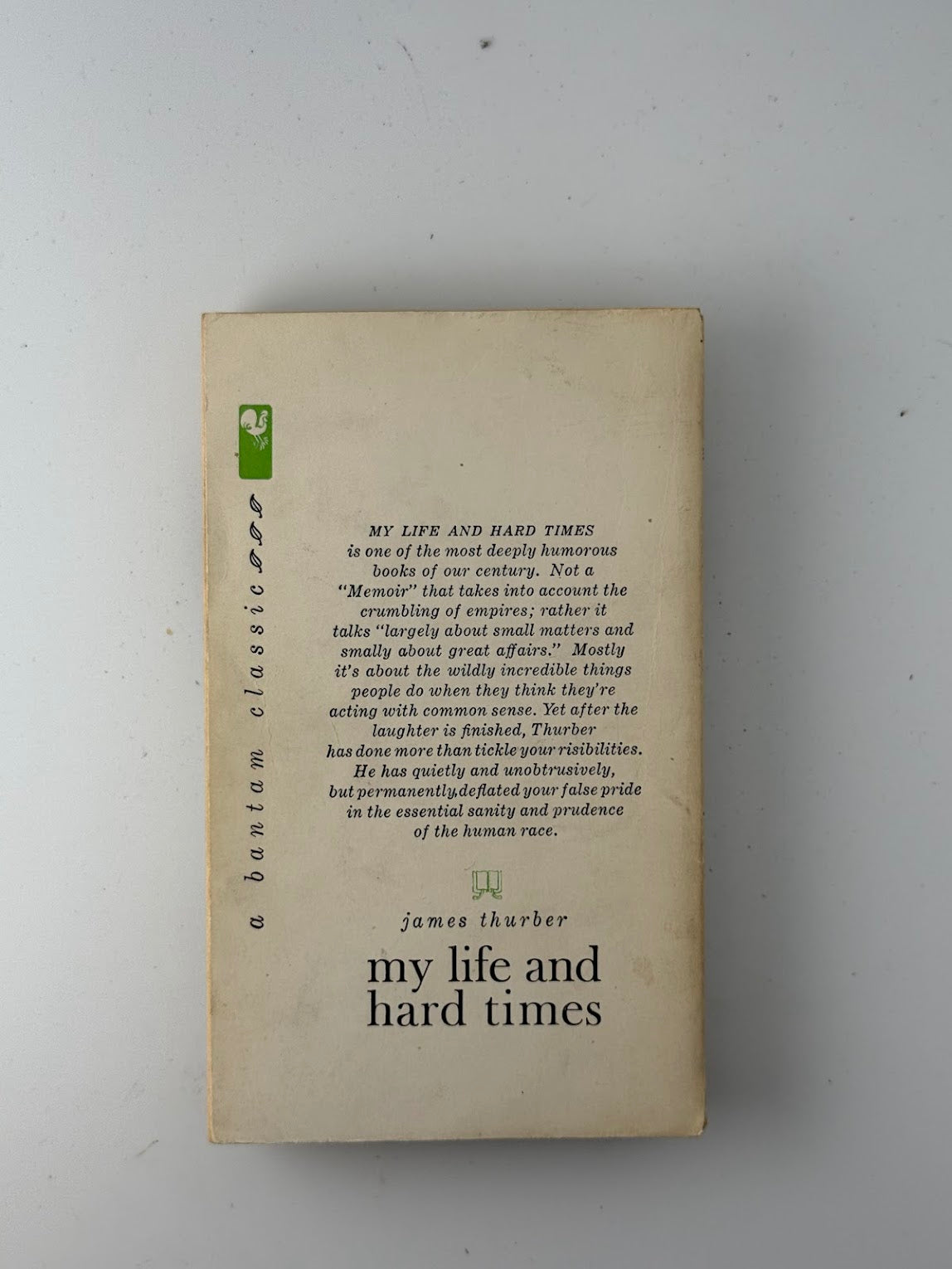 My Life and Hard Times by James Thurber