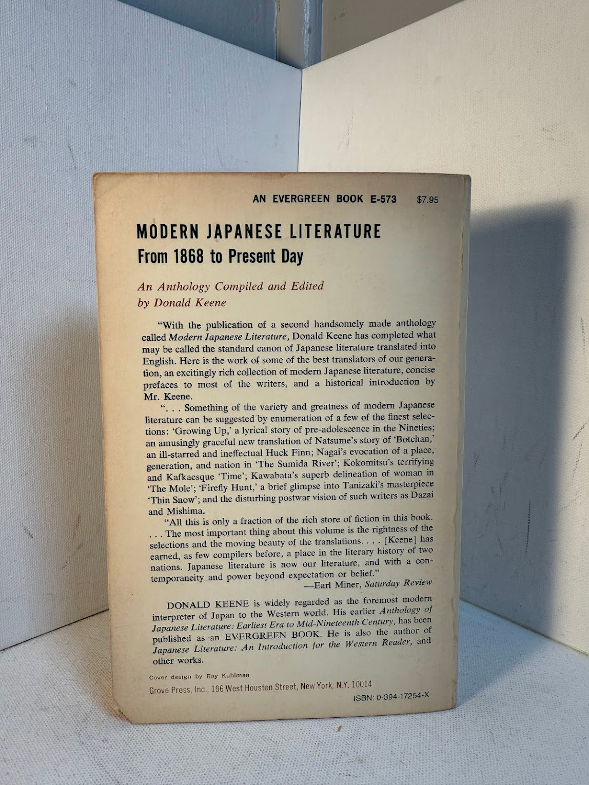 Modern Japanese Literature edited by Donald Keene