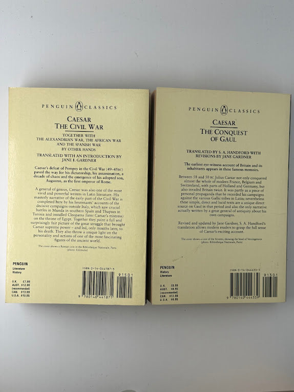 The Civil War & The Conquest of Gaul by Caesar