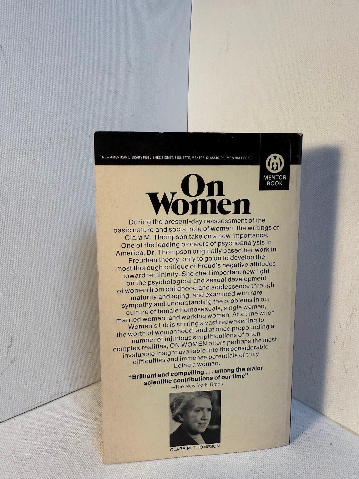 On Women by Clara M. Thompson