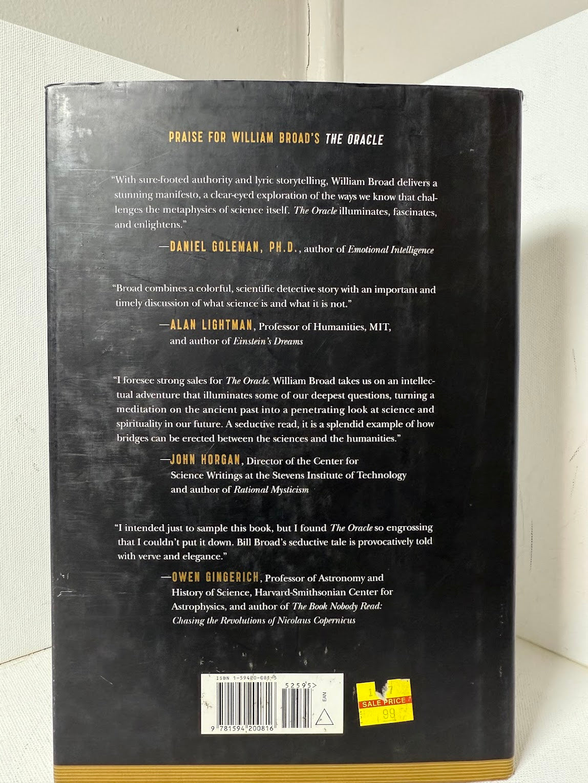 The Oracle by William J Broad