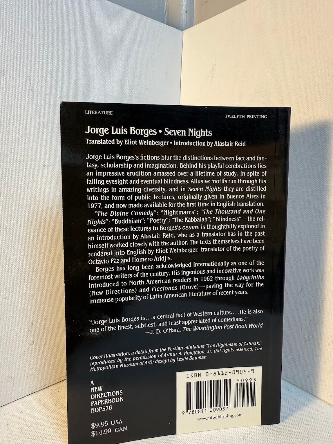 Seven Nights by Jorge Luis Borges