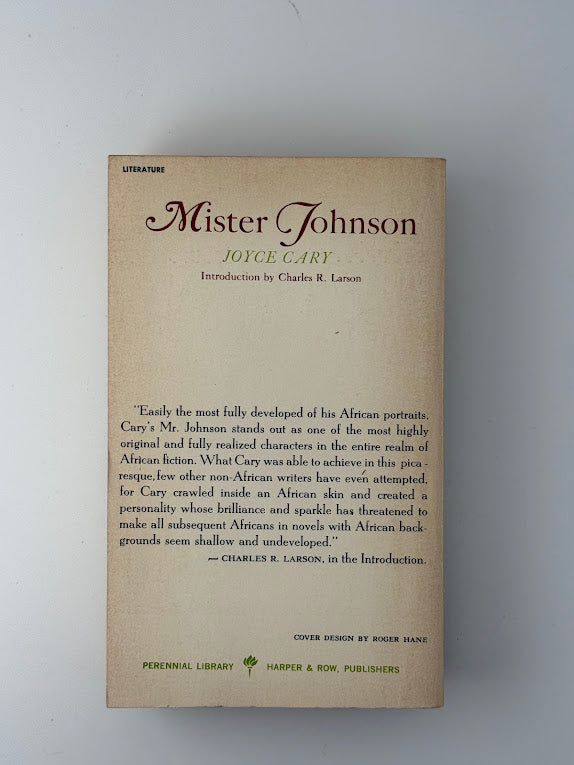 Mister Johnson by Joyce Cary