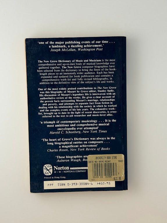 The New Grove Mozart by Stanley Sadie