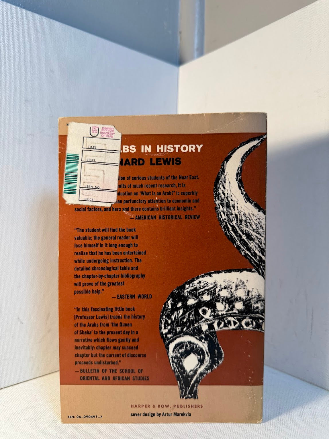 The Arabs in History by Bernard Lewis
