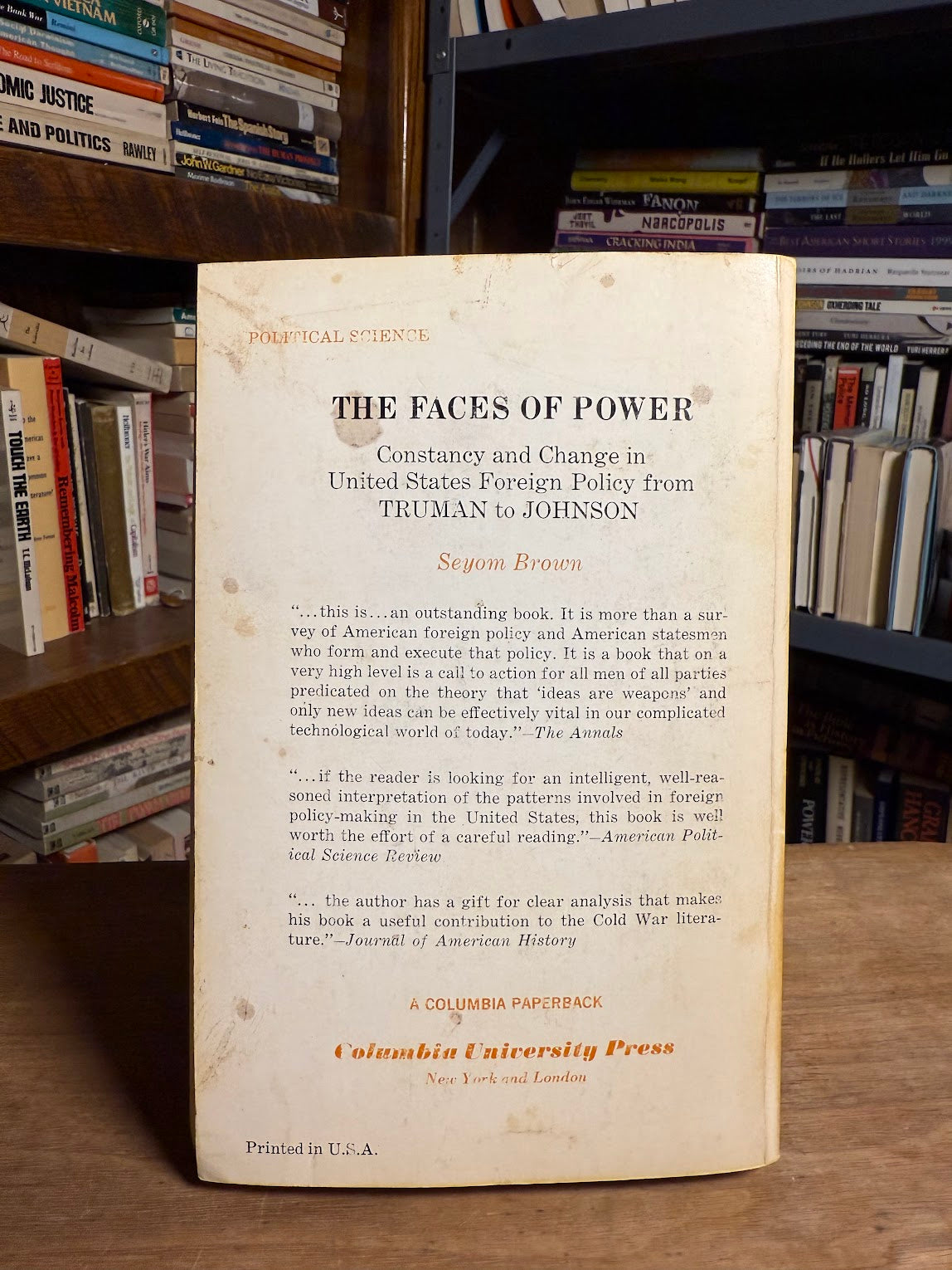 The Faces of Power by Seyom Brown