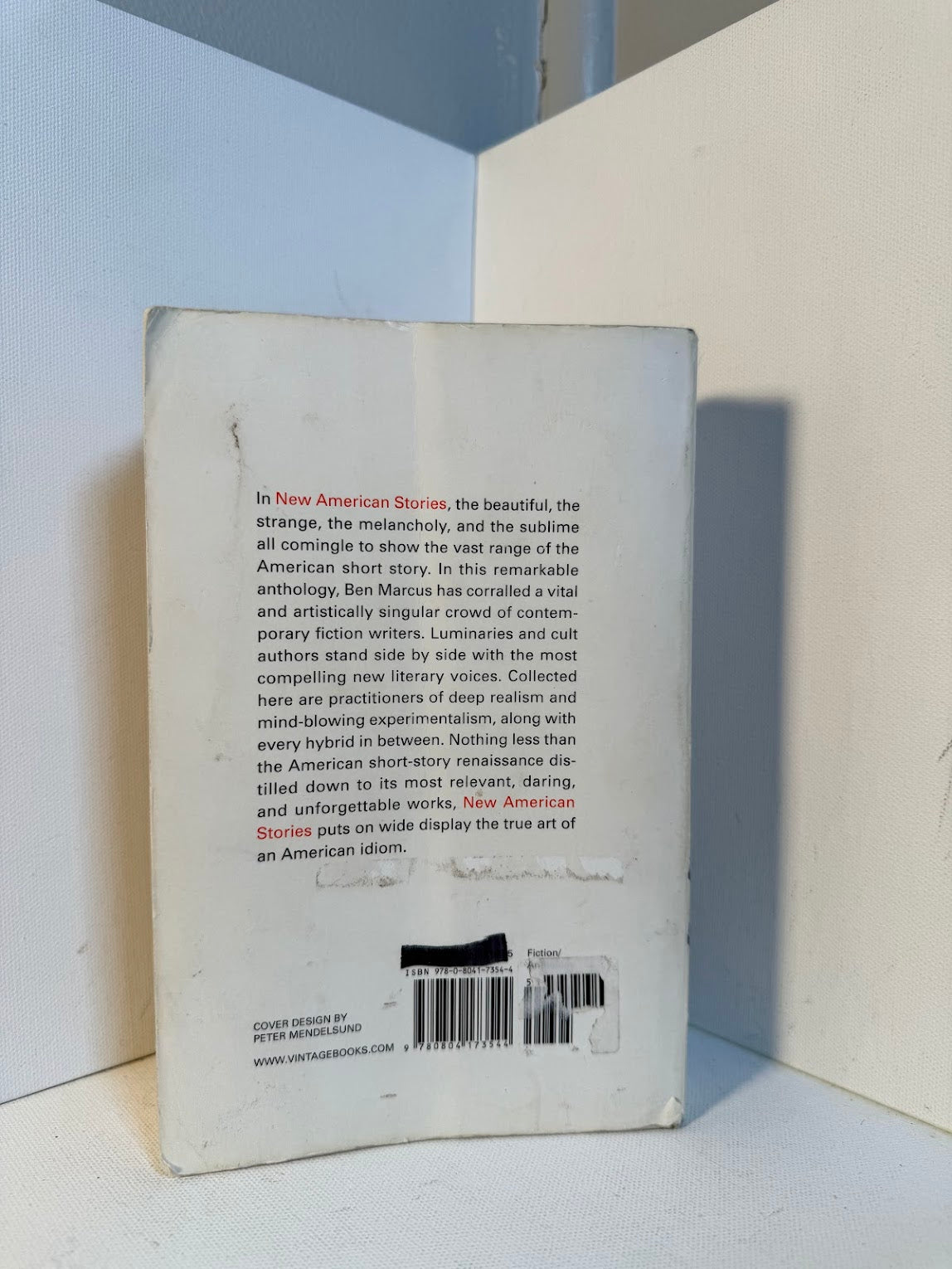 New American Stories edited by Ben Marcus