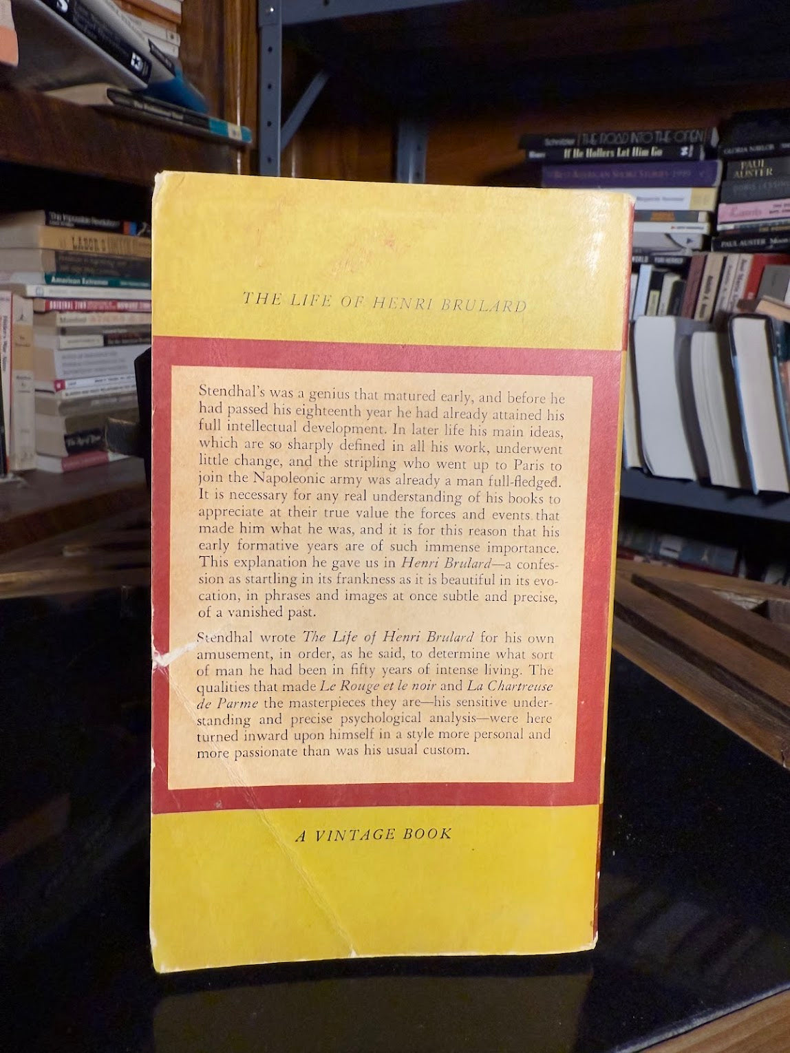 The Life of Henri Brulard by Stendhal