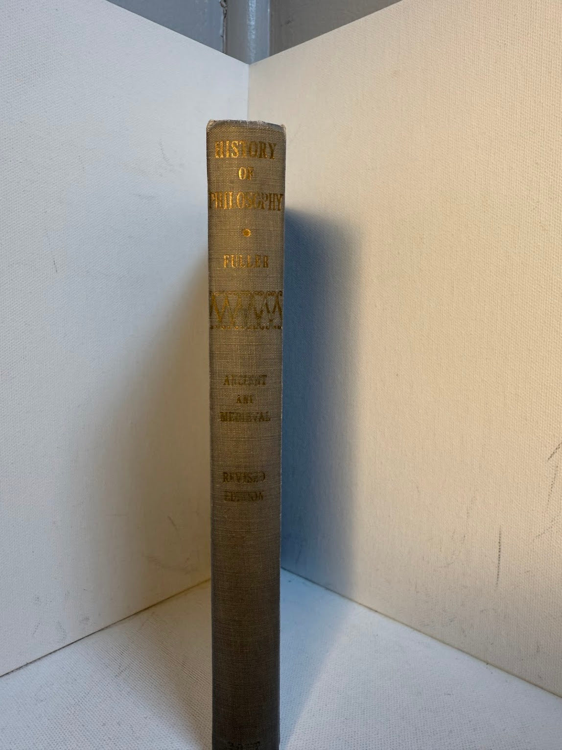 A History of Philosophy Volume One by B.A.G. Fuller