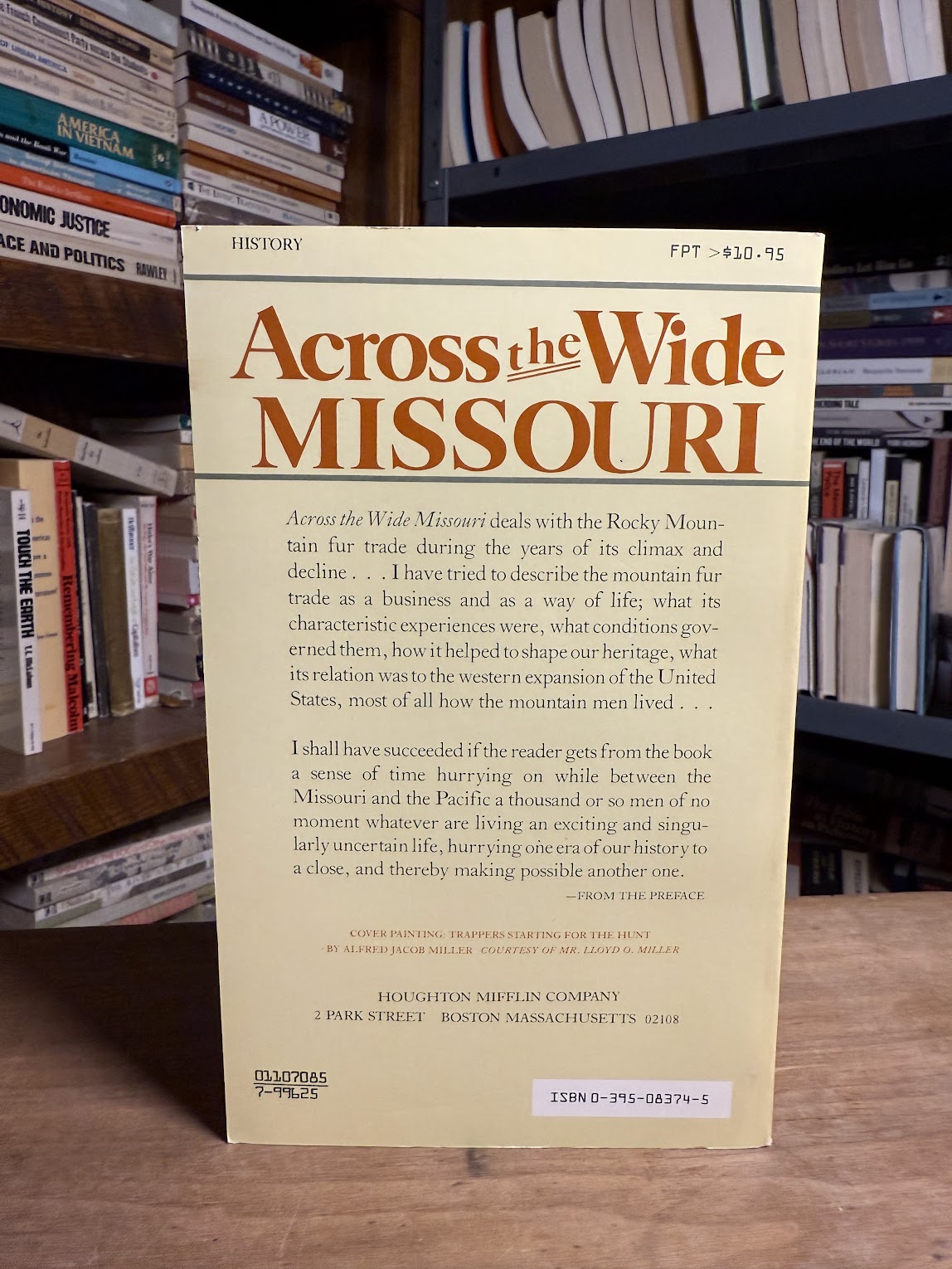 Across the Wide Missouri by Bernard DeVoto