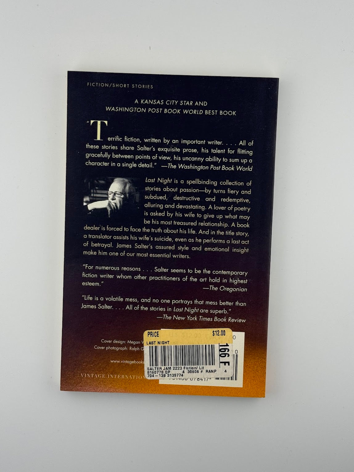 Last Night by James Salter