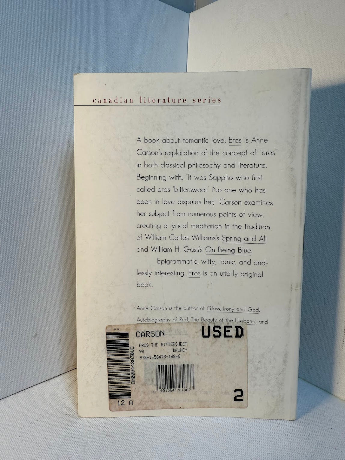 Eros the Bittersweet by Anne Carson