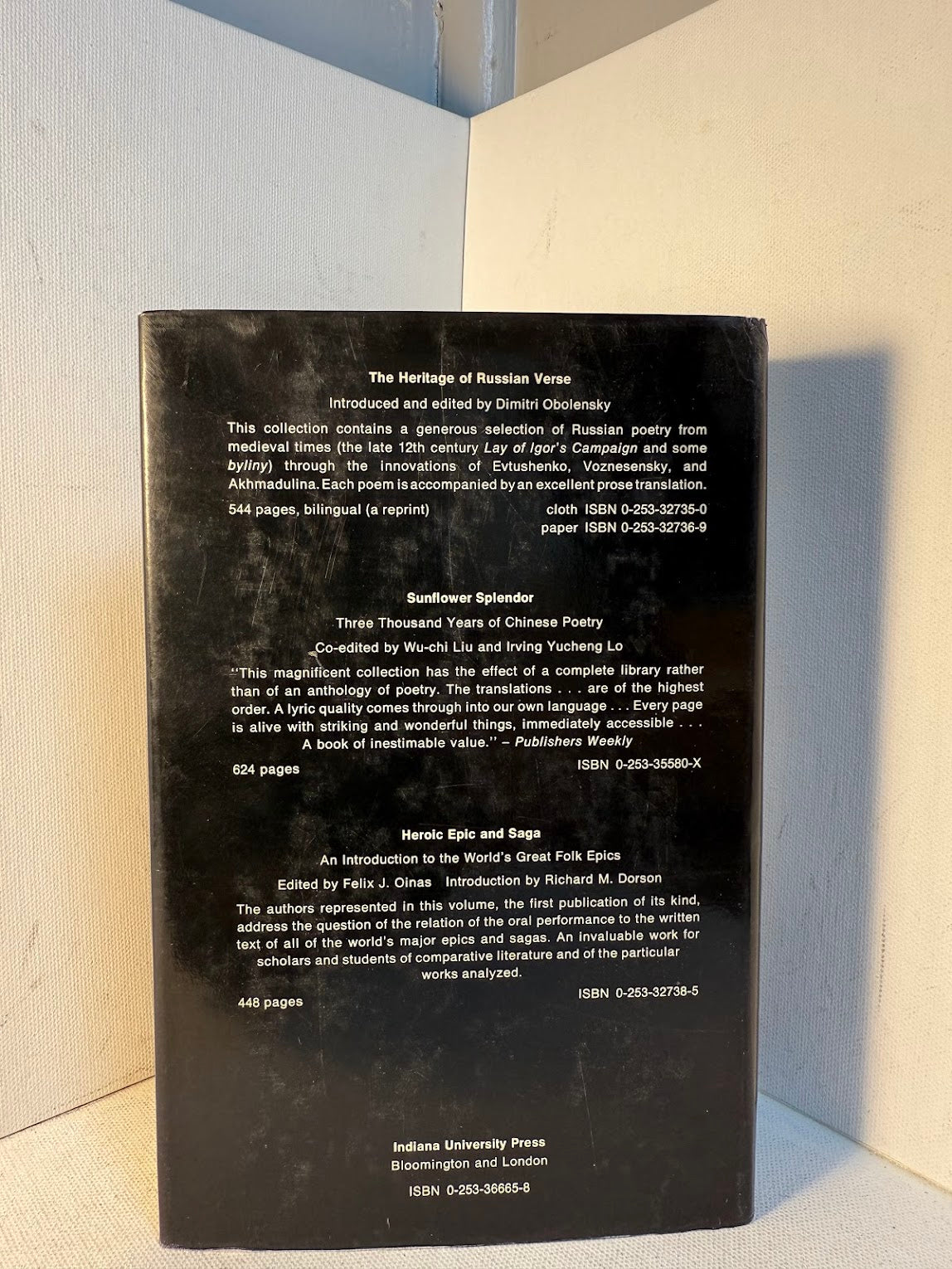 A World Treasury of Oral Poetry edited by Ruth Finnegan