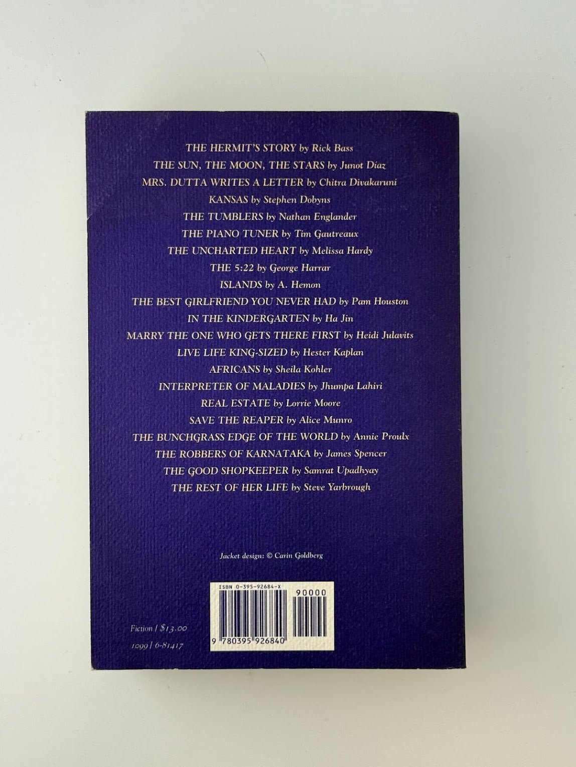 The Best American Short Stories 1999 edited by Amy Tan