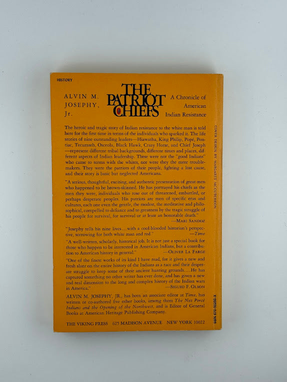 The Patriot Chiefs by Alvin Josephy