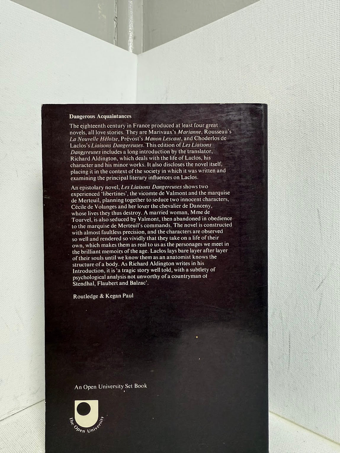 Dangerous Acquaintances by Choderlos de Laclos